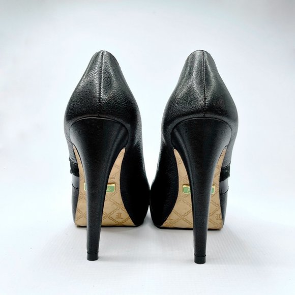 L.A.M.P. FEN Gwen Stefani Button Stiletto Heels Sz - Picture 9 of 15